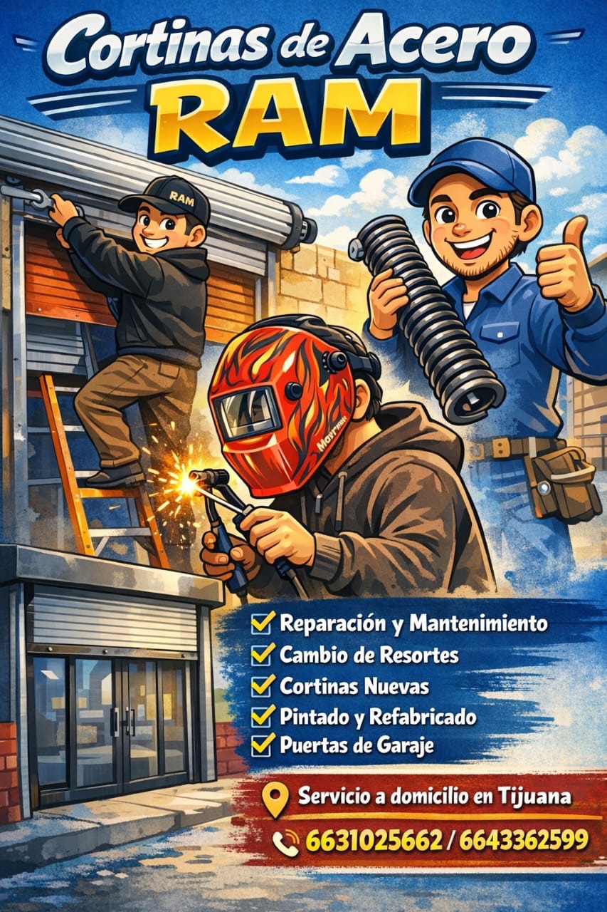 Imagen promocional de Cortinas de Acero RAM